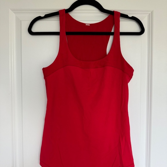 Lululemon First Base Tank Top in Love Red / Fiery Red size Women's 6 - Picture 8 of 10
